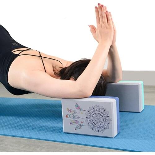 Dreamcatcher EVA Yoga Brick Block Stretching Aid Pilates Exercise Fitness Tool Exercise Workout Training Bodybuilding Equipment