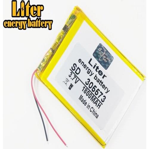 Best battery brand MP3 battery polymer battery capacity battery cell 305573 305570 305575 3.7V 1800MAH new A grade