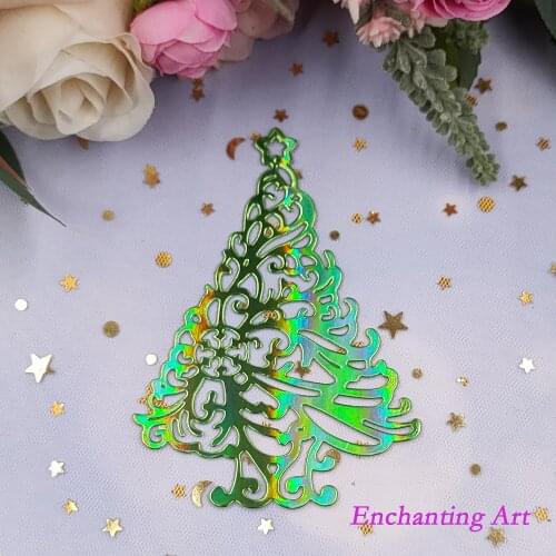 Beautiful Christmas Tree Metal Cutting Dies Stencils for DIY Scrapbooking/Photo Album Decorative Embossing DIY Paper Cards