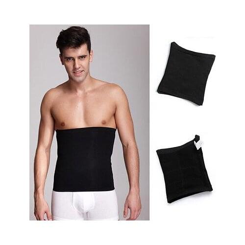 Mens Tummy Body Shaper Compression Trainer Slimming Belt Fashion Strapless Sport Waist Skinny Belt Underwear