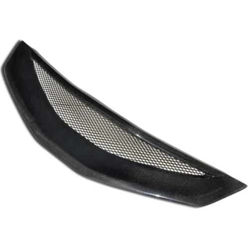Front Mesh Hood Grill Grille Carbon Fiber For Honda Fit LF 2008 [QP436]