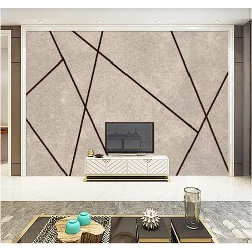 XUE SU Custom mural wallpaper 3D/5D/8D modern minimalist geometric arc marble pattern TV sofa bedroom decoration wall painting