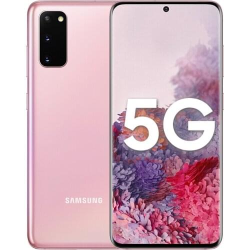 Tems&Nemo Samsung Galaxy S20+ 5G G9860 Mobile phone 6.7 inch Snapdragon 865 Android10 4500mAh RAM12GB ROM128GB 64MP smart phone