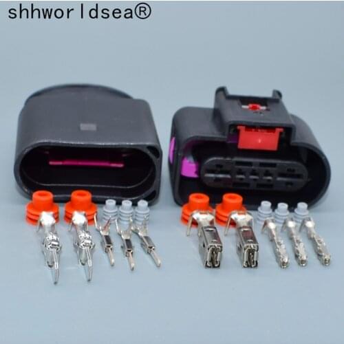 Shhworldsea 5 pin male female Fuel Pump Control Module For Audi For VW Beetle Golf EOS Jetta Tiguan 1K0919231 modified parts