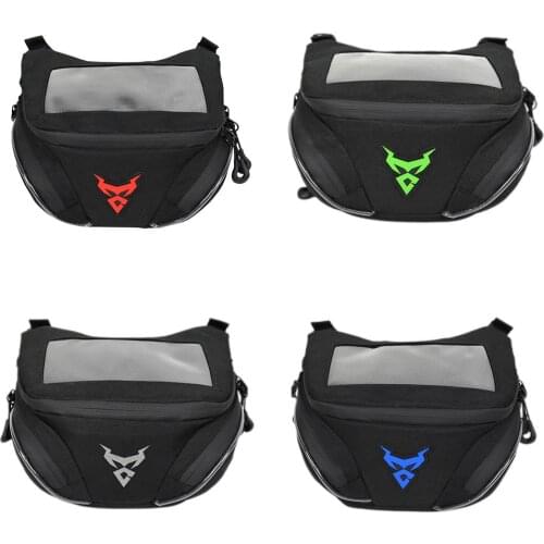 Touch Screen Motorcycle Bag Rainproof Waterproof Mobile Phone Navigation Bag Multifunction Riding Front Handlebar Case Holder