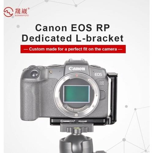 SUNWAYFOTO PCLO-R One-Piece Tripod Quick Release Plate For EOS R Tripod Head L-bracket Specific Aluminum Quick Release Plate