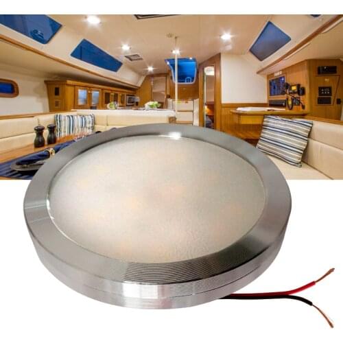 2x12v DC LED Dome Light 1.8W Warm Under Cabinet Down Light Auto Parts interior lighting Caravan/Motorhome/RV Roof Lamp