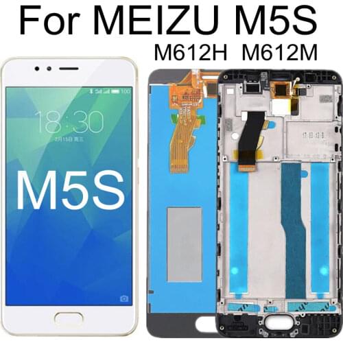 5.2" For Meizu M5s / Meilan 5s M612Q M612M LCD Display+touch Screen Digitizer Assembly Replacement Accessories