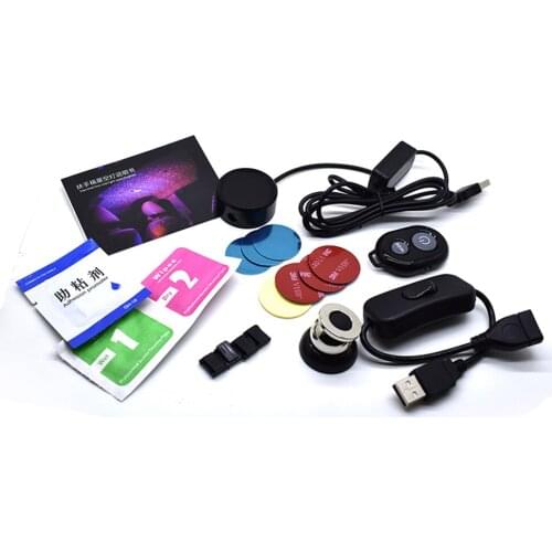 1set armrest box Star Light Gypsophila Projection Lamp Car Atmosphere Decorative Light Car Roof Interior Light Car styling