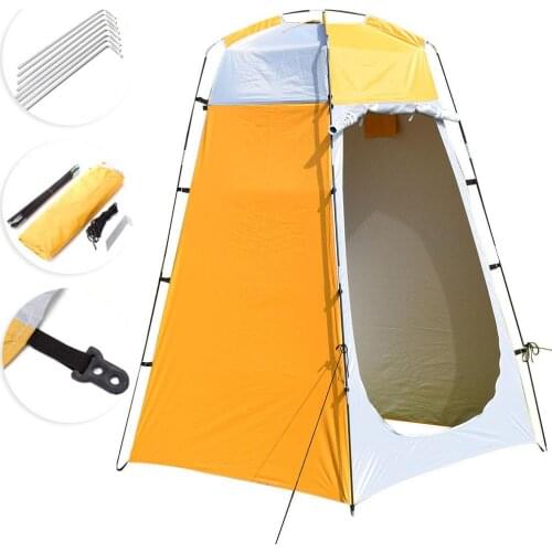 2020 new Portable Waterproof Outdoor Tent Camping Beach Shower Changing Room Shelter 120cm x 120m x 180cm dropship