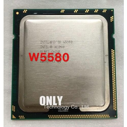 Intel Xeon W5580 CPU processor /3.2GHz /LGA1366/8MB/ L3 130W Cache/Quad Core/ server CPU Free Shipping , there are, sell W5590