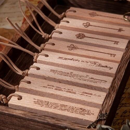 Vintage Key English Paragraph Decoration Stamp Wooden Rubber Stamps For Scrapbooking Stationery DIY Craft Standard Stamp