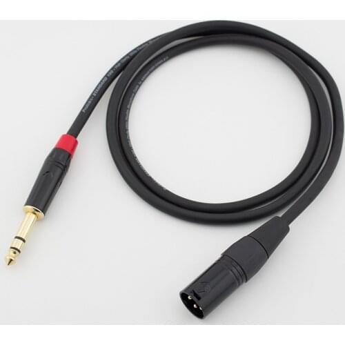 Hifi 6.35 mm 1/4 Inch TRS Male to XLR Male Audio Stereo Mic Cable - 6.5 mm 1/4 Inch Male to XLR Male Balanced Speaker Mic Cable