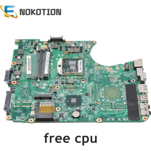 NOKOTION laptop motherboard for Toshiba satellite L655 L650 A000075380 31BL6MB0000 DA0BL6MB6G1 MAIN BOARD HM55 DDR3 Free CPU