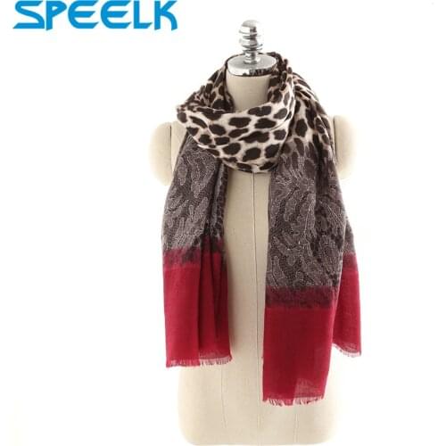 Brand New Leopard Scarves Women leopard lace Scarf Femme Cotton and linen Shawls And Wraps Spring Neck Bib scarf Wholesale