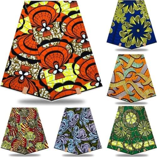 Wholesale price! 2021 New Guaranteed Veritable African Real Wax Prints Fabric Ankara Wax Style For Nigeria Women Design Dress