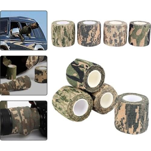 Outdoor Camo Gun Hunting Waterproof Camping Camouflage Stealth Duct Wrap Tape h