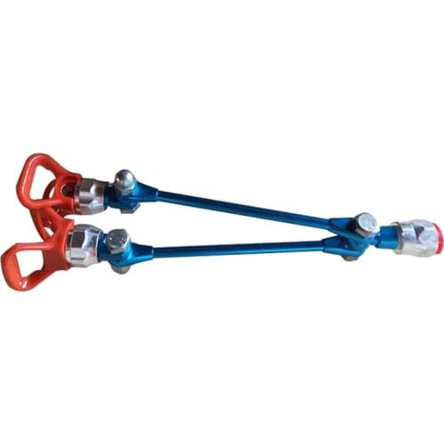 Adjustable Accessories Rod Airbrush Powerful Extension Pole Airless Paint Sprayer Spare Parts Double Nozzle Guard Lightweight