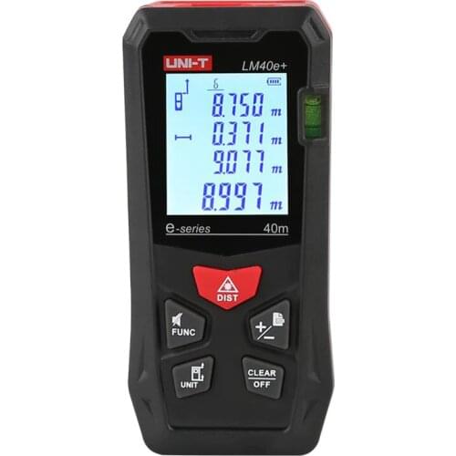 UNI-T LM40e+ LM60e+ Laser Rangefinder Laser Tape Measure Laser Distance Measurer Laser Tool Measuring Height Meter