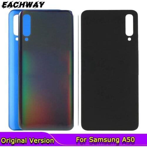 Back Glass For SAMSUNG Galaxy A30 A50 A60 A70 Back Battery Glass Cover Rear Door Housing Case 2019 For SAMSUNG A50 Battery Cover