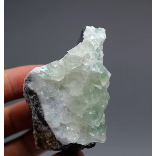 100g Natural rare Green heart fluorite mineral specimens Stones and crystals Healing crystal