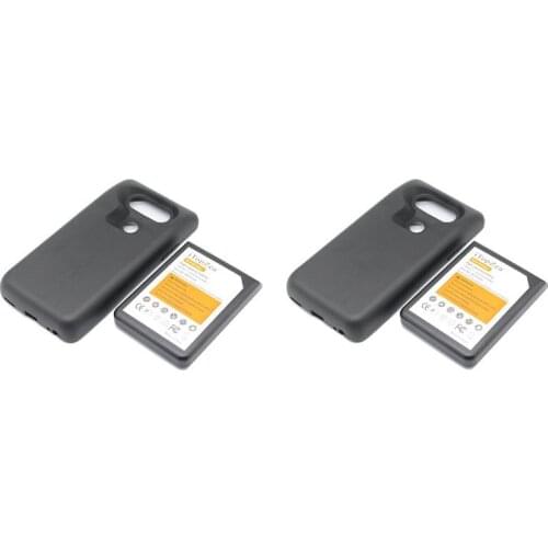 2x V20 Battery 10500mAh BL-44E1F With Protective Case For LG V20 H990DS VS995 US996 LS997 H910 H918 bl 44e1f Extended Batterie