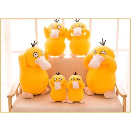 30/40/50cm Cartoon Pokemon Psyduck Plush Stffed Toys Psyduck Collectible Soft Plushie Dolls Toy For Kids Childrens Gift TFA1263