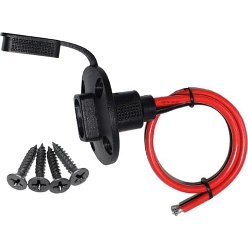 30A Solar Panel Mount Universal 30cm SAE Socket Sidewall Port