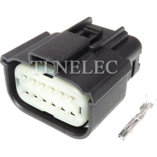 33472-1201 334721201 12 Pin Female Headlight Plug Auto Connector with Pin for Ford Focus Mondeo Buick Chevrolet