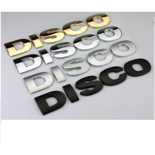 3D Vehicle DISCO-VERY Metal Sign Emblem Badge Sticker