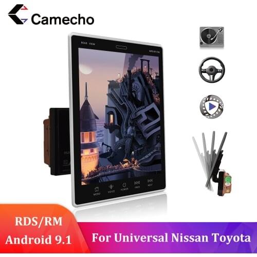 Camecho 2Din Android 9.1 Car Stereo Radio RDS 9.5'' Car Multimedia Player Bluetooth For Universal Nissan Toyota Hyundai Kia