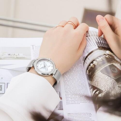 NAVIFORCE Ladies Butterfly Quartz Watch Brand Fashion Luxury Creative Watches Female Full Steel Wristband Waterproof Clock 2021