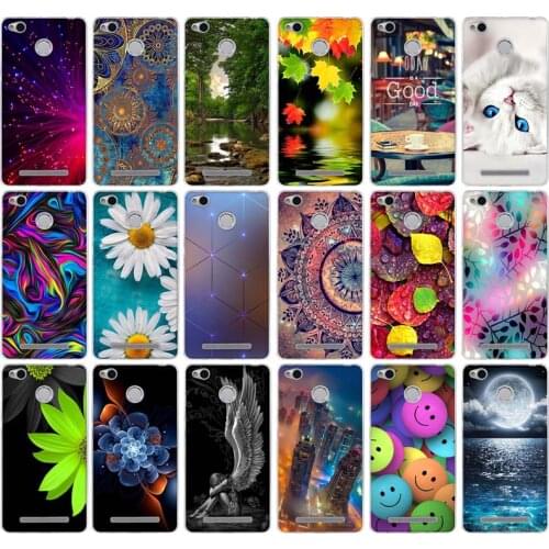 Case for Xiaomi Redmi 3X 3S Case Cover for Xiaomi Redmi Note 4 4X 3Pro Cover Soft Silicone for Xiaomi Redmi Note 3 Redmi 3 S Bag
