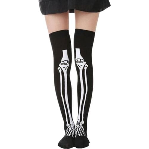 Gothic Tights Sexy Cosplay Costume Stockings Halloween 3D Skeleton Gloves Socks Party Carnival Nurse Socks Blood Socks