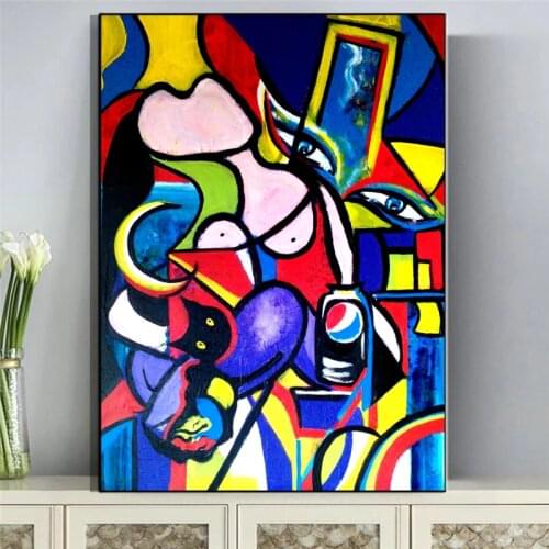 Graffiti Poster Picture for Home Design Street Art Prints On Canvas Modern Abstract Paintings for Living Room Frameless