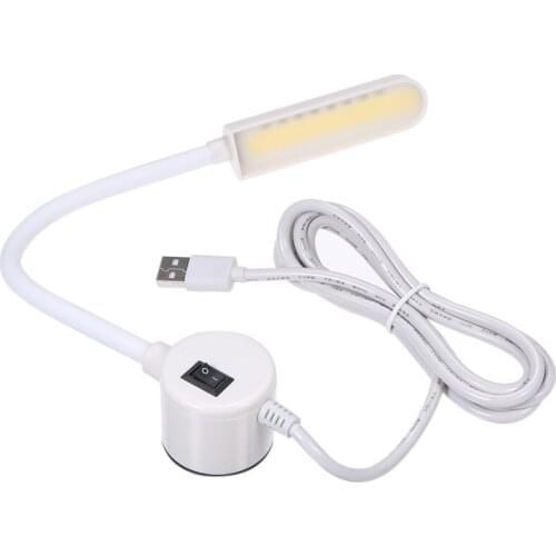 6W Led Sewing Machine Light USB Powered COB or Led Chip Portable Emergency Lamp Magnetic Mounting for Lathes,Workbenches
