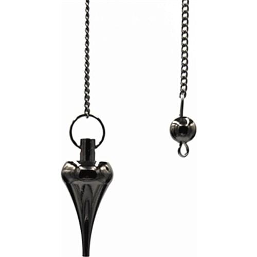 Reiki symbols Metal spirit divination frequency modulation solid brass men women lucky hand spirit swing chain spirit pendulum