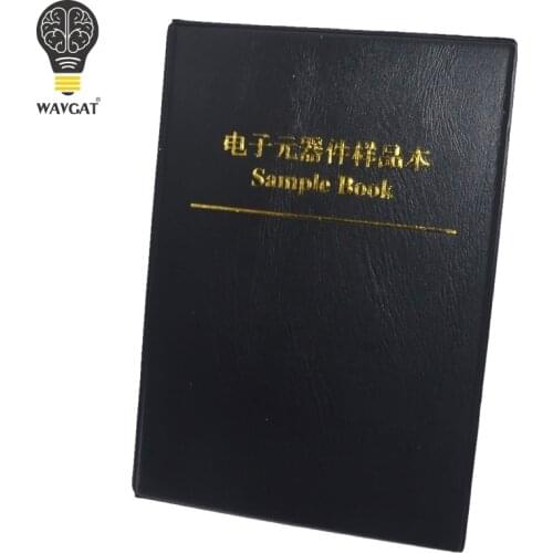 WAVGAT 170values X 50pcs=8500pcs 0805 1% 0R-10M ohm SMD Resistor Kit RC0805 FR-07 series Sample Book Sample Kit