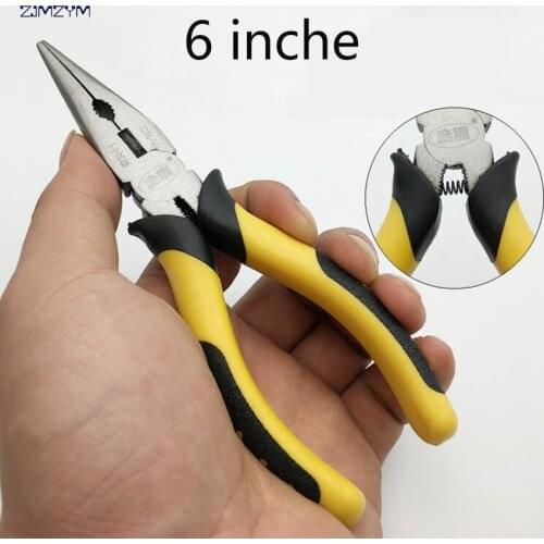 High Quality 6 Inches Pliers Set Needle-Nosed Pliers Diagonal Pliers Wire Cutters Pliers For Cutting Wire
