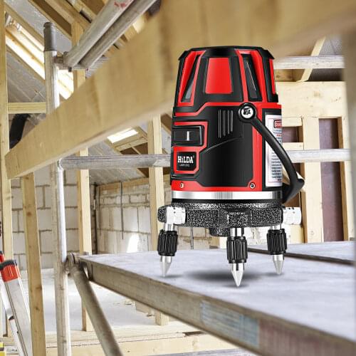 Laser Leve Self-Leveling Green Radius Alternating Direct 360 Rotatable Horizontal Vertical Measuring Level 5 Laser Lines