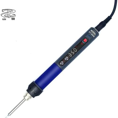 Genuine YAMADA ST-666 Welding Equipment Ceramic 60W LCD Internal Heat USB Electric Soldering Iron Better Than Station