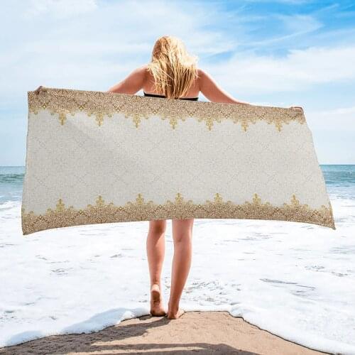 Bohemian Retro Ethnic Beach Towel Luxury Quick-dry Microfiber Bathroom Bath Towels Yoga Mat Picnic Blanket
