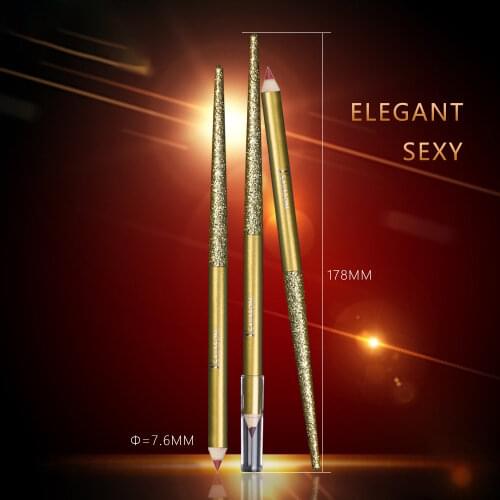 Cosmetic Professional Lipliner Long Lasting Waterproof Pencil Lipstick for Woman Makeup Tools Colorful Lady Charming Lip Liner