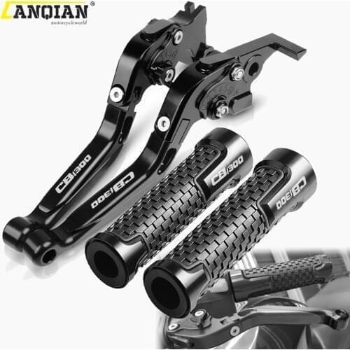 For HONDA CB1300 ABS 2003 2004 2005 2006 2007 2008 2009 2010 Motorcycle Adjustable Brake Clutch Levers Handle Bar Grips CB 1300