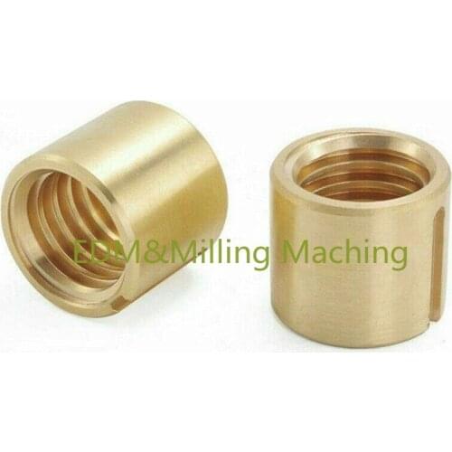 1Set (2pcs) Bridgeport Milling Machine CNC Part Brass Cross Feed Nut Part Y Axis Vertical Mill For Bridgeport Part Mill