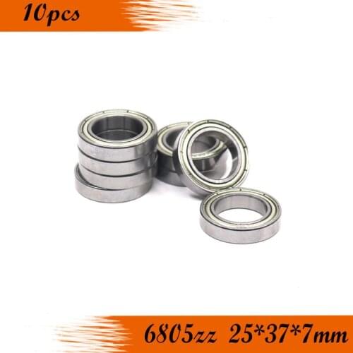 10PCS 6805ZZ Bearing ABEC-1 25x37x7 mm Thin Section 6805 ZZ Ball Bearings 6805Z 61805 Z