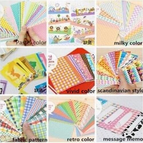 20Sheets Decoration Photos Theme Scrapbooking Packs Paper Origami Crafts DIY Photo Album Background Pads Paper Card Making