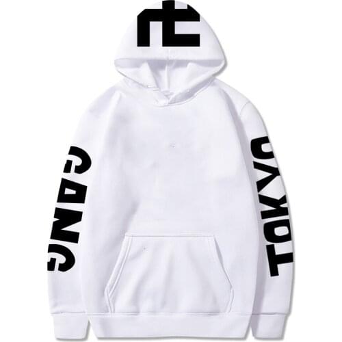 2021 Anime Tokyo Revengers Cosplay Hoodies Sweatshirts Gang Manjiro Sano Mikey Print Men Women Fashion Regular Tops Pullovers