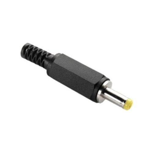 5PCS Black 4.0mm x 1.7mm DC Power Male Plug Jack Adapter