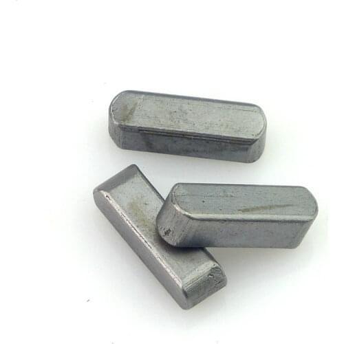 50pcs Parallel Drive Pin Shaft Keys Flat Square GB1096 M3 M4 M5 M6 Rectangular Carbon Steel Dowel Key A Type L= 8/10/12/20/30mm